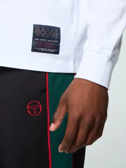 Sergio Tacchini Inverno Long Sleeve T-Shirt- BRILLIANT WHITE Sale