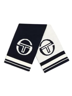 Sergio Tacchini La Faccia Jacquard Scarf- MARITIME BLUE Sale