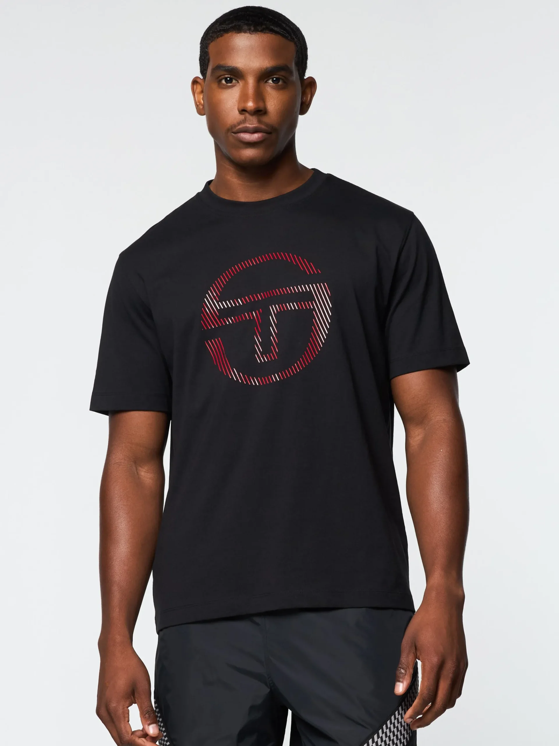 Sergio Tacchini Lecce T-Shirt- BLACK BEAUTY Fashion