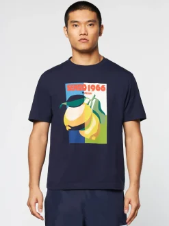 Sergio Tacchini Limone T-Shirt- MARITIME BLUE Discount