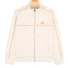 Sergio Tacchini Lioni Velour Track Jacket Archivio- GARDENIA Clearance