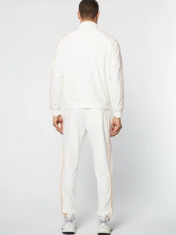 Sergio Tacchini Lioni Velour Track Jacket Archivio- GARDENIA Clearance