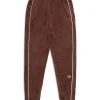 Sergio Tacchini Lioni Velour Track Pant- DEEP MAHOGANY Outlet