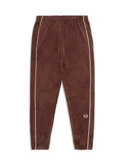Sergio Tacchini Lioni Velour Track Pant- DEEP MAHOGANY Outlet