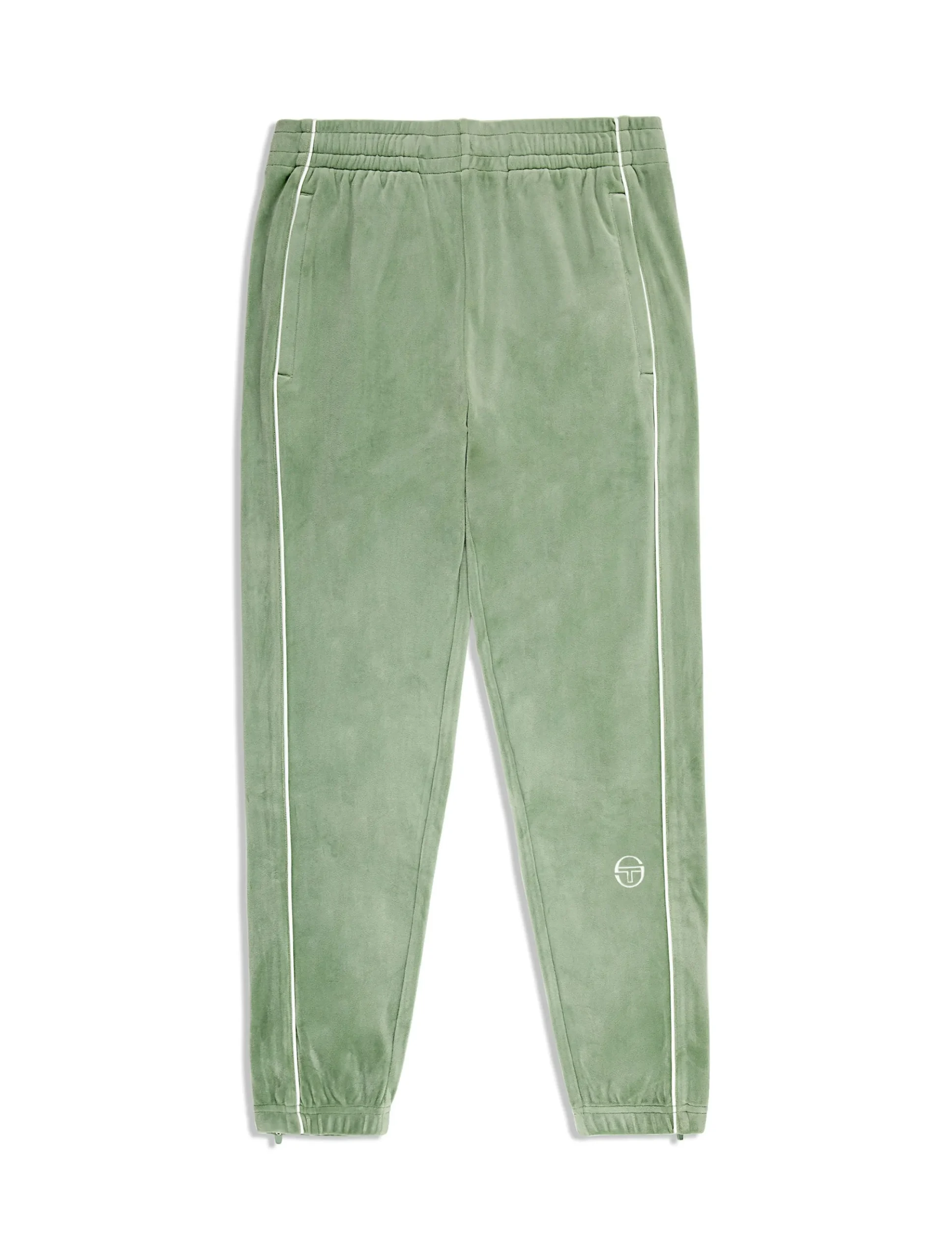 Sergio Tacchini Lioni Velour Track Pant- HEDGE GREEN New