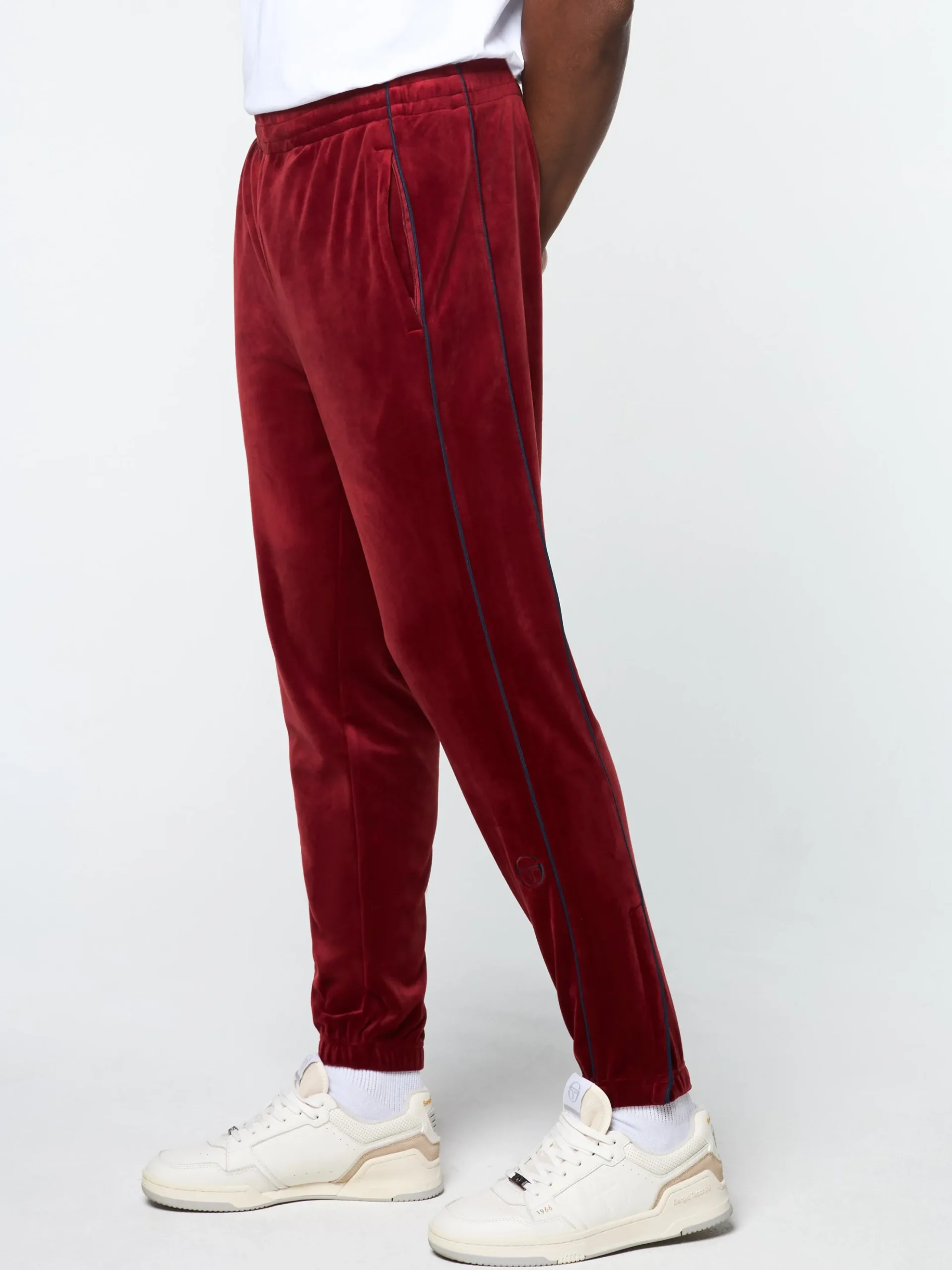 Sergio Tacchini Lioni Velour Track Pant- SUN DRIED TOMATO Hot
