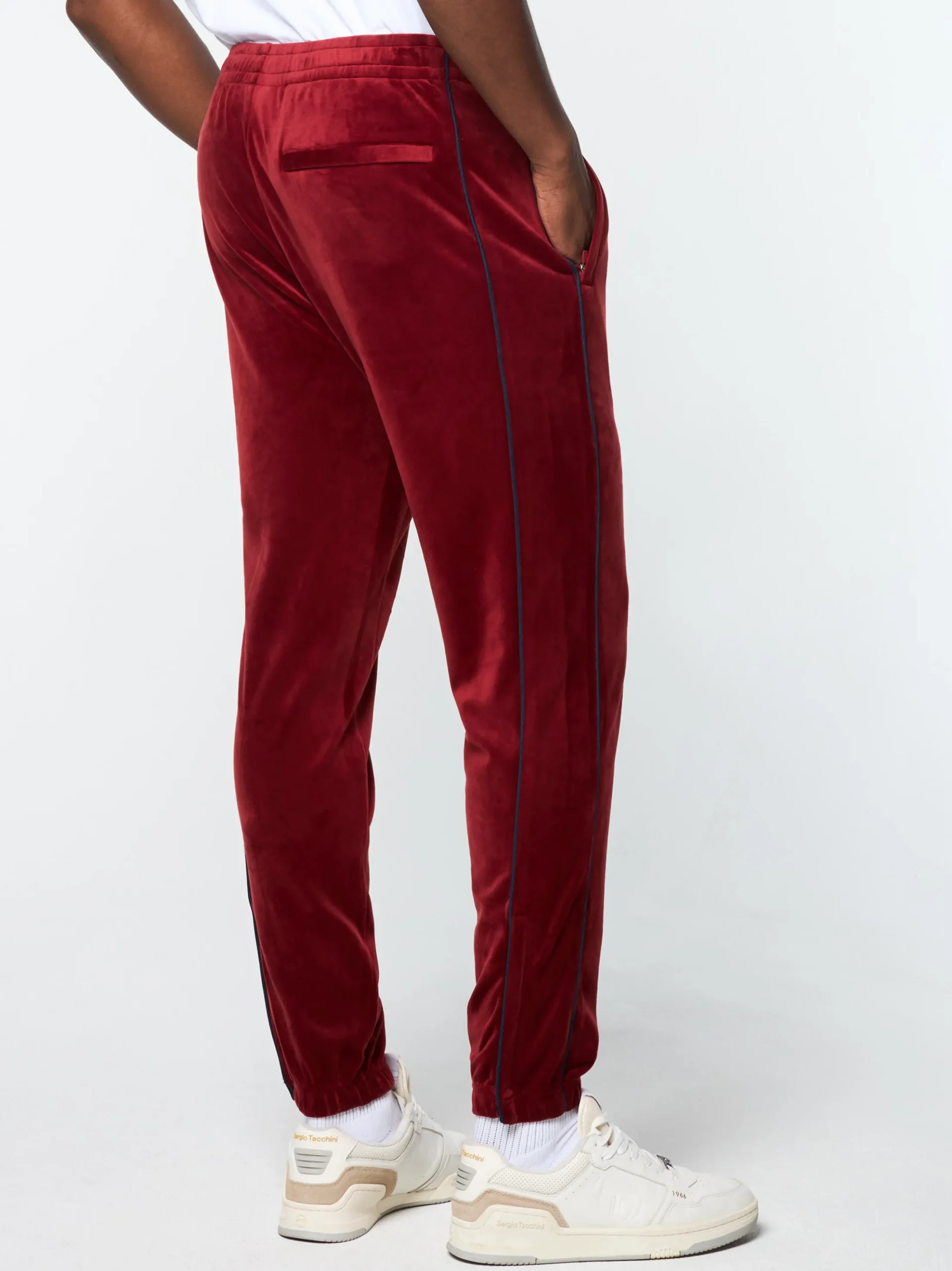 Sergio Tacchini Lioni Velour Track Pant- SUN DRIED TOMATO Hot