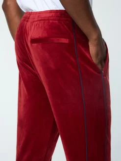 Sergio Tacchini Lioni Velour Track Pant- SUN DRIED TOMATO Hot