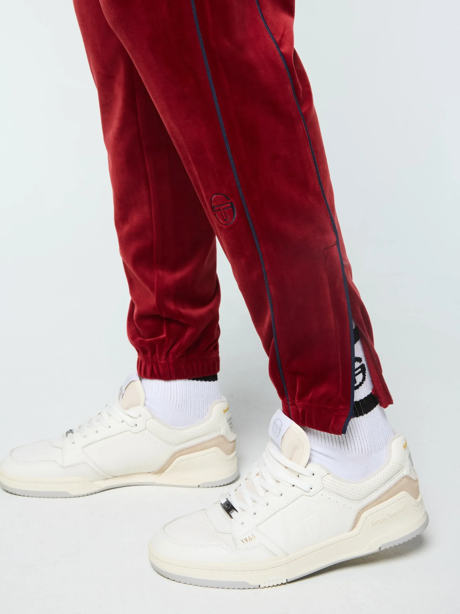 Sergio Tacchini Lioni Velour Track Pant- SUN DRIED TOMATO Hot