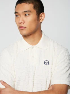 Sergio Tacchini Livata Monogram Polo- GARDENIA Best