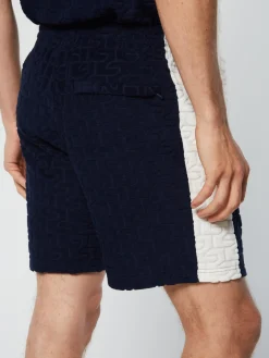 Sergio Tacchini Livata Monogram Short- MARITIME BLUE Fashion