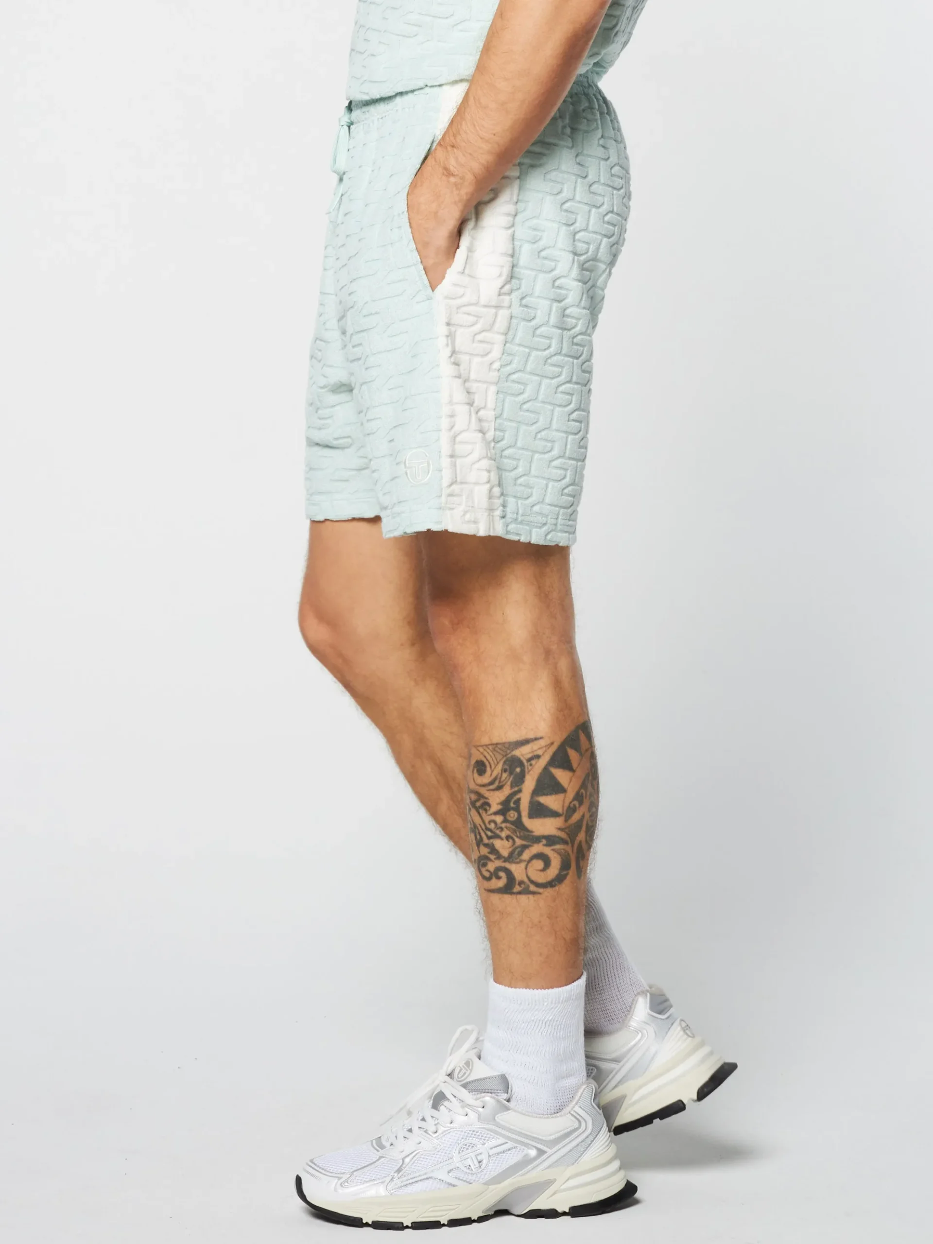Sergio Tacchini Livata Monogram Short- SURF SPRAY Online