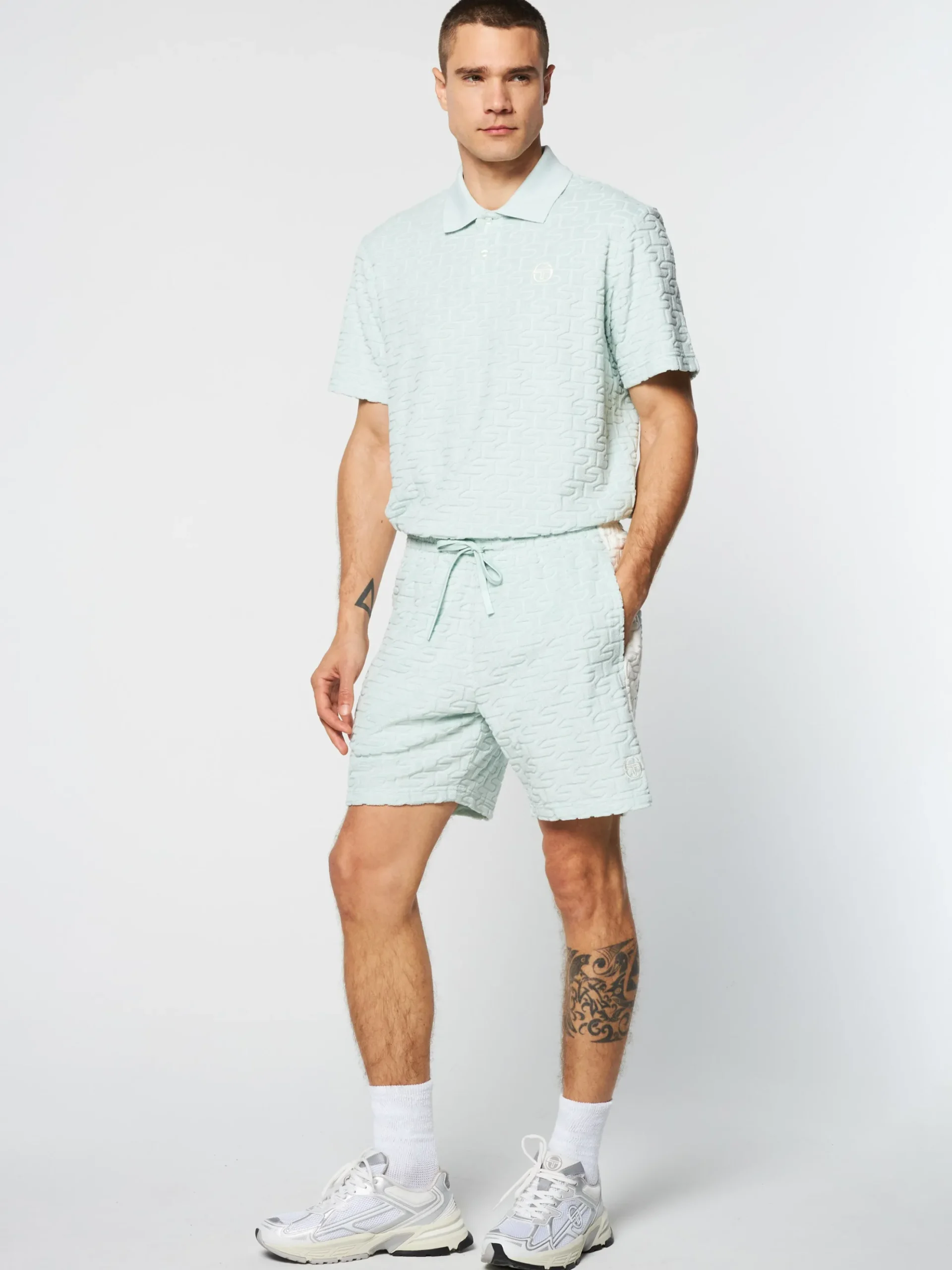 Sergio Tacchini Livata Monogram Short- SURF SPRAY Online