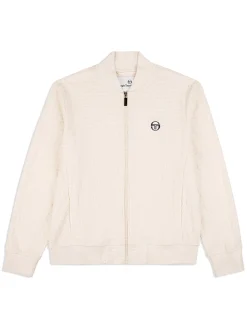 Sergio Tacchini Livata Monogram Track Jacket- GARDENIA New
