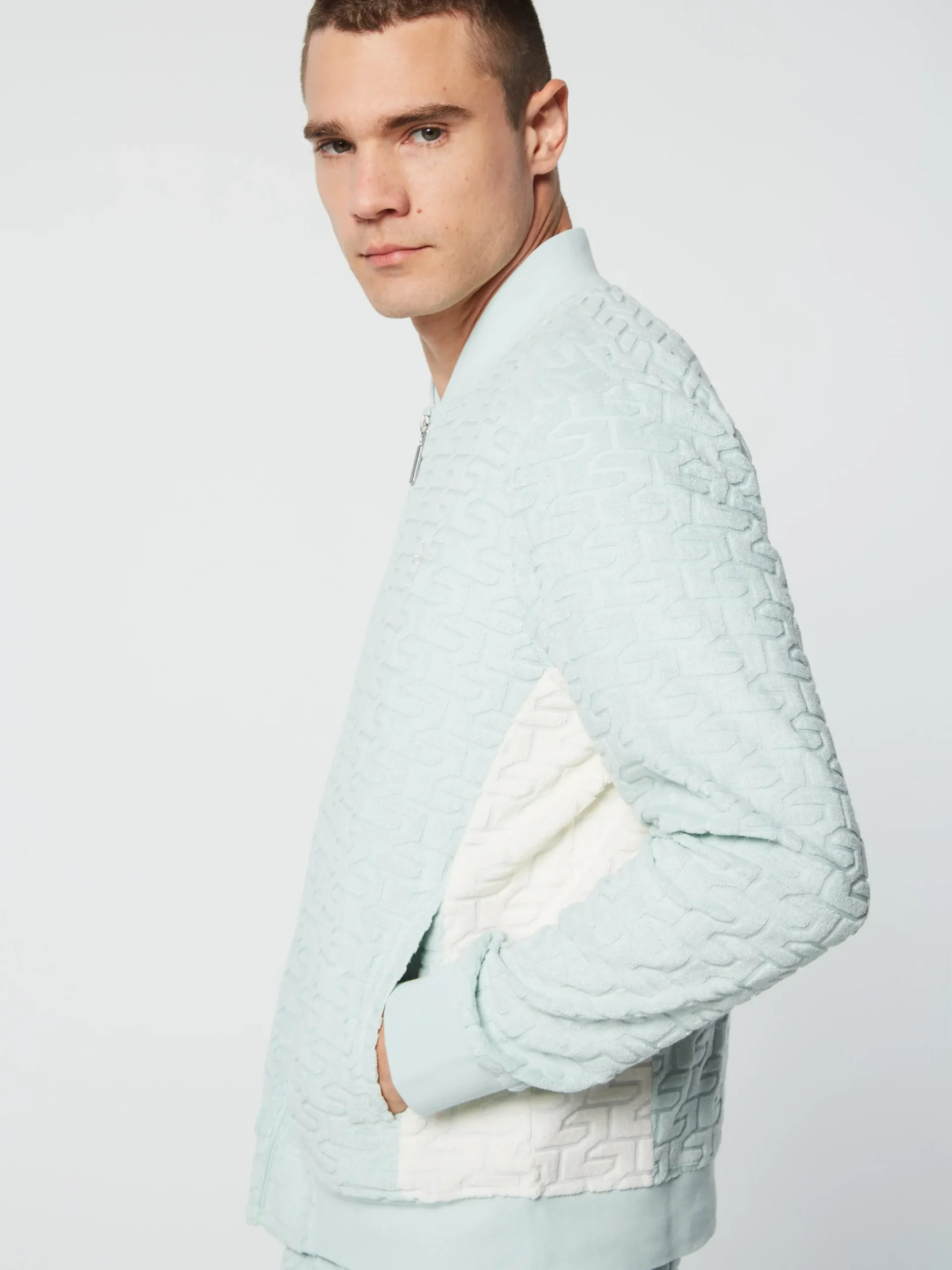 Sergio Tacchini Livata Monogram Track Jacket- SURF SPRAY Outlet