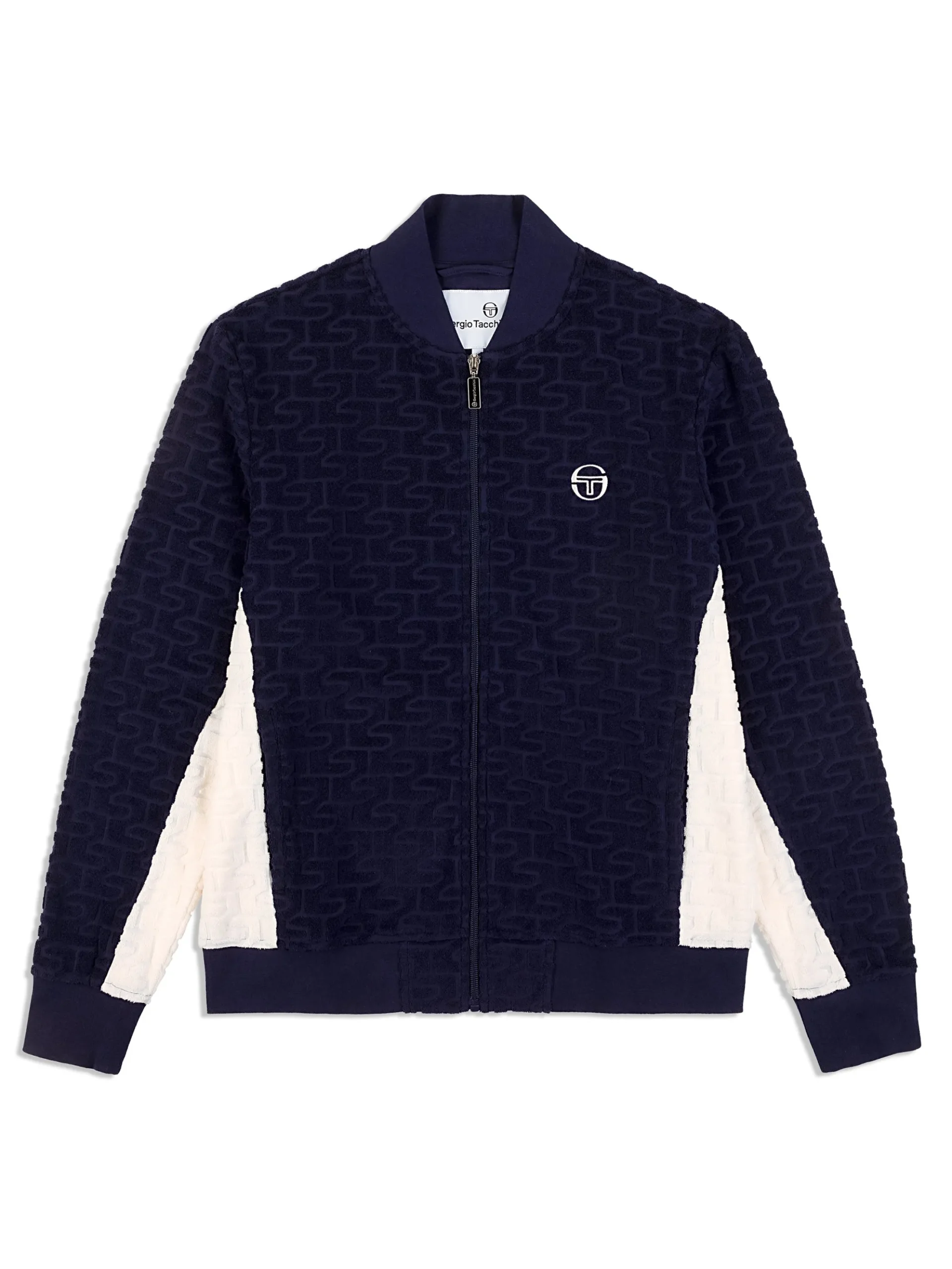 Sergio Tacchini Livata Monogram Track Jacket- MARITIME BLUE Discount
