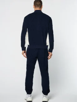 Sergio Tacchini Livata Monogram Track Jacket- MARITIME BLUE Discount