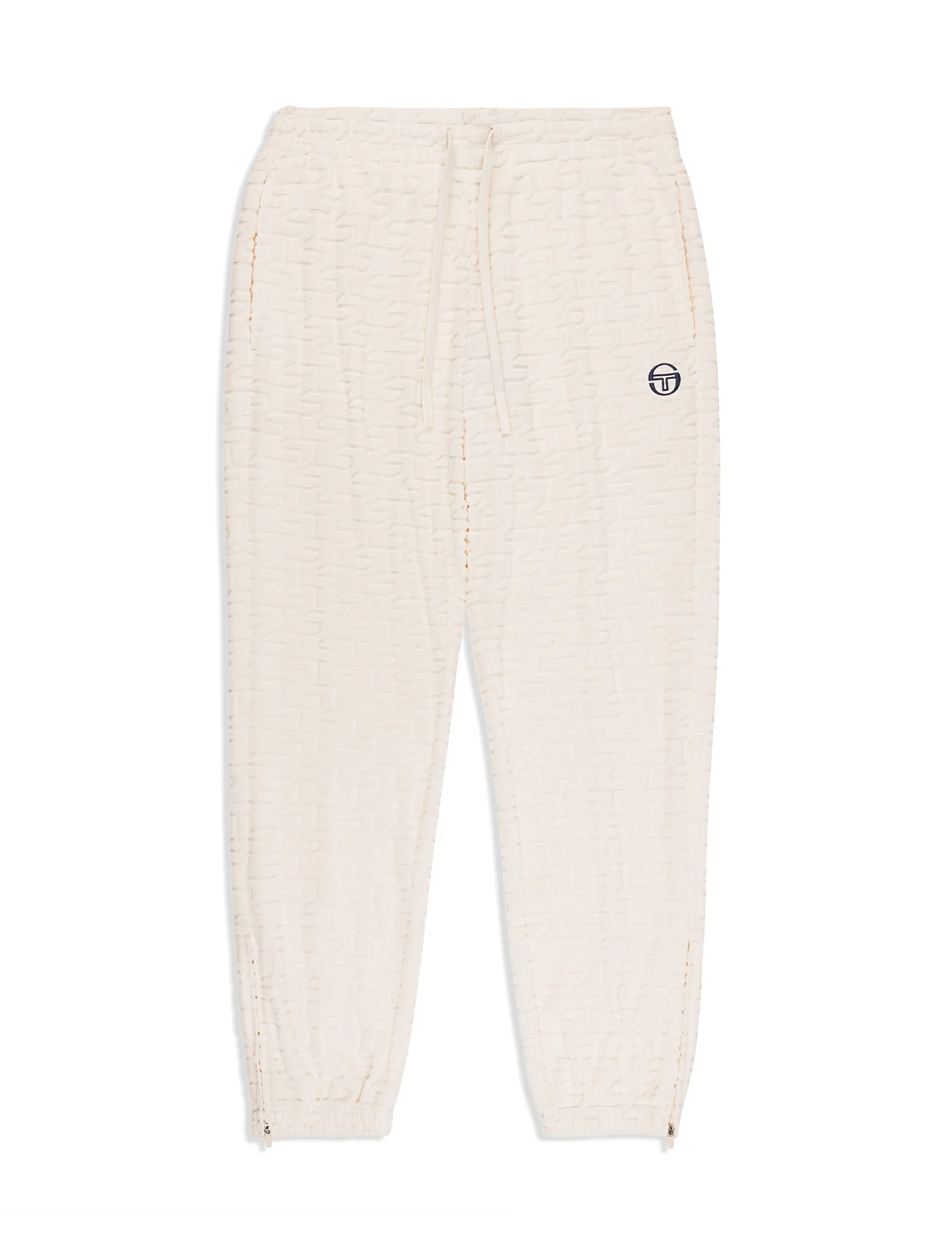 Sergio Tacchini Livata Monogram Track Pant- GARDENIA New