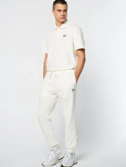 Sergio Tacchini Livata Monogram Track Pant- GARDENIA New