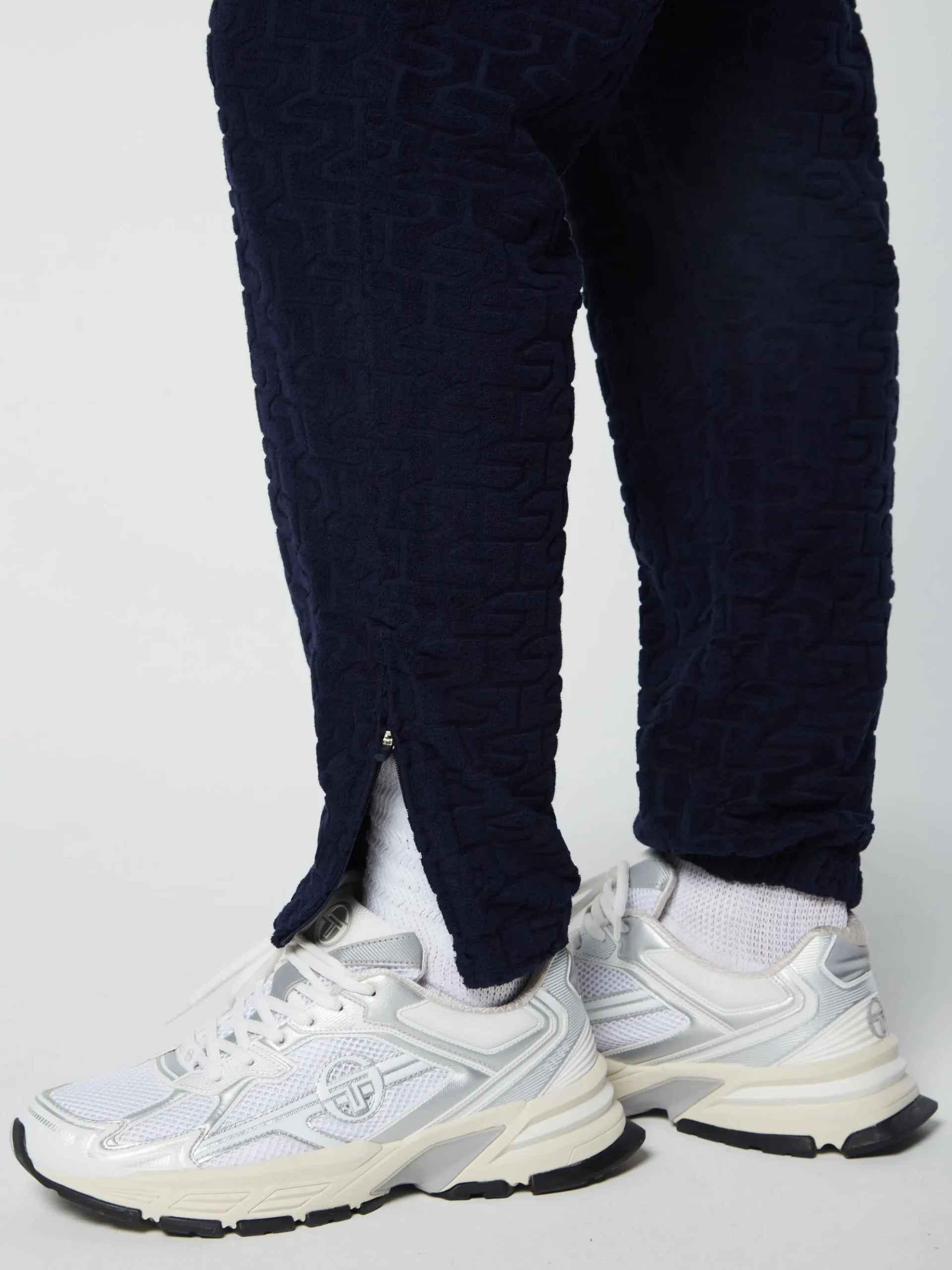 Sergio Tacchini Livata Monogram Track Pant- MARITIME BLUE New