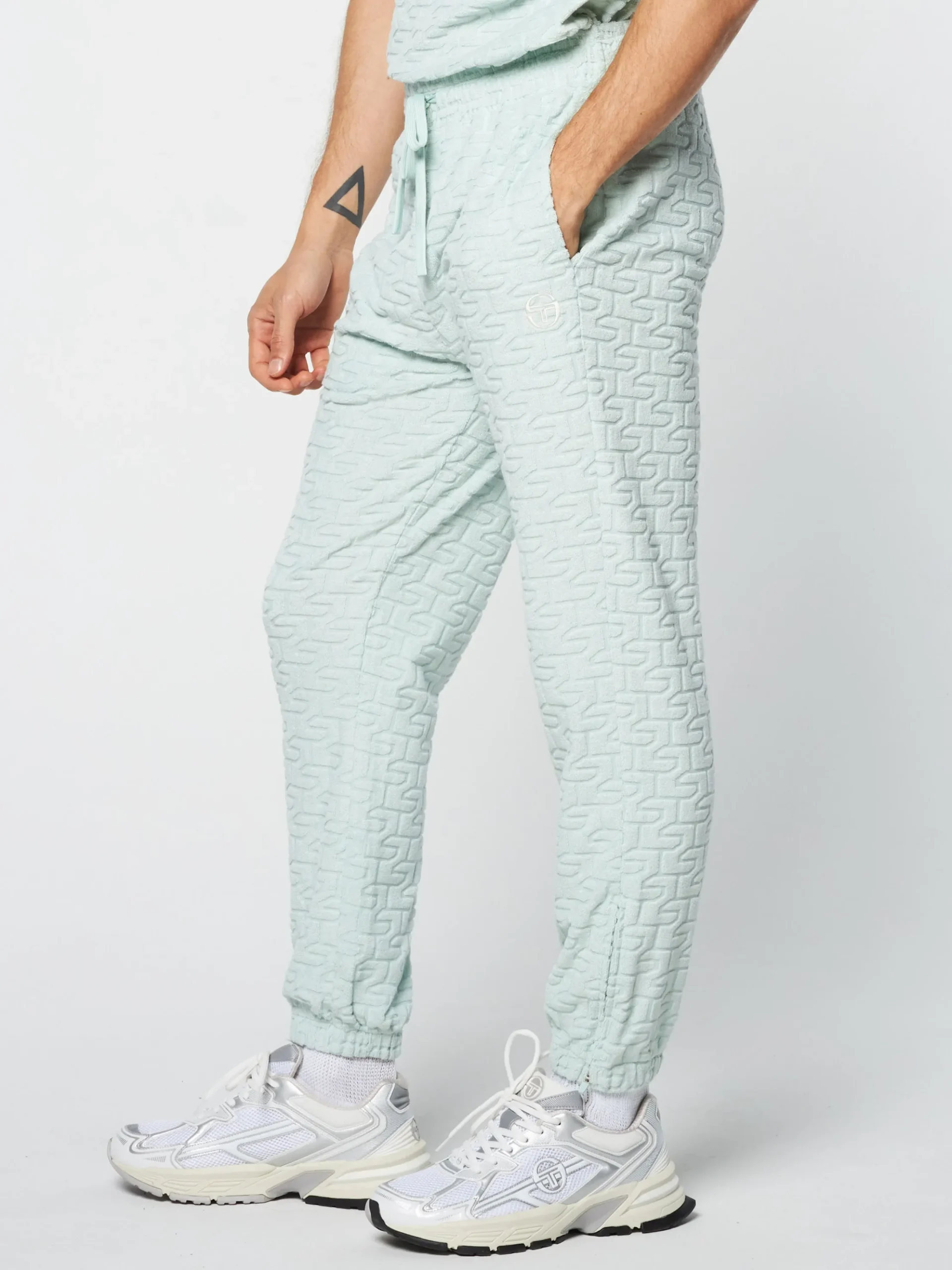 Sergio Tacchini Livata Monogram Track Pant- SURF SPRAY Best