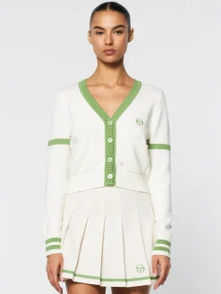 Sergio Tacchini Lucia Knit Cardigan- GARDENIA Discount