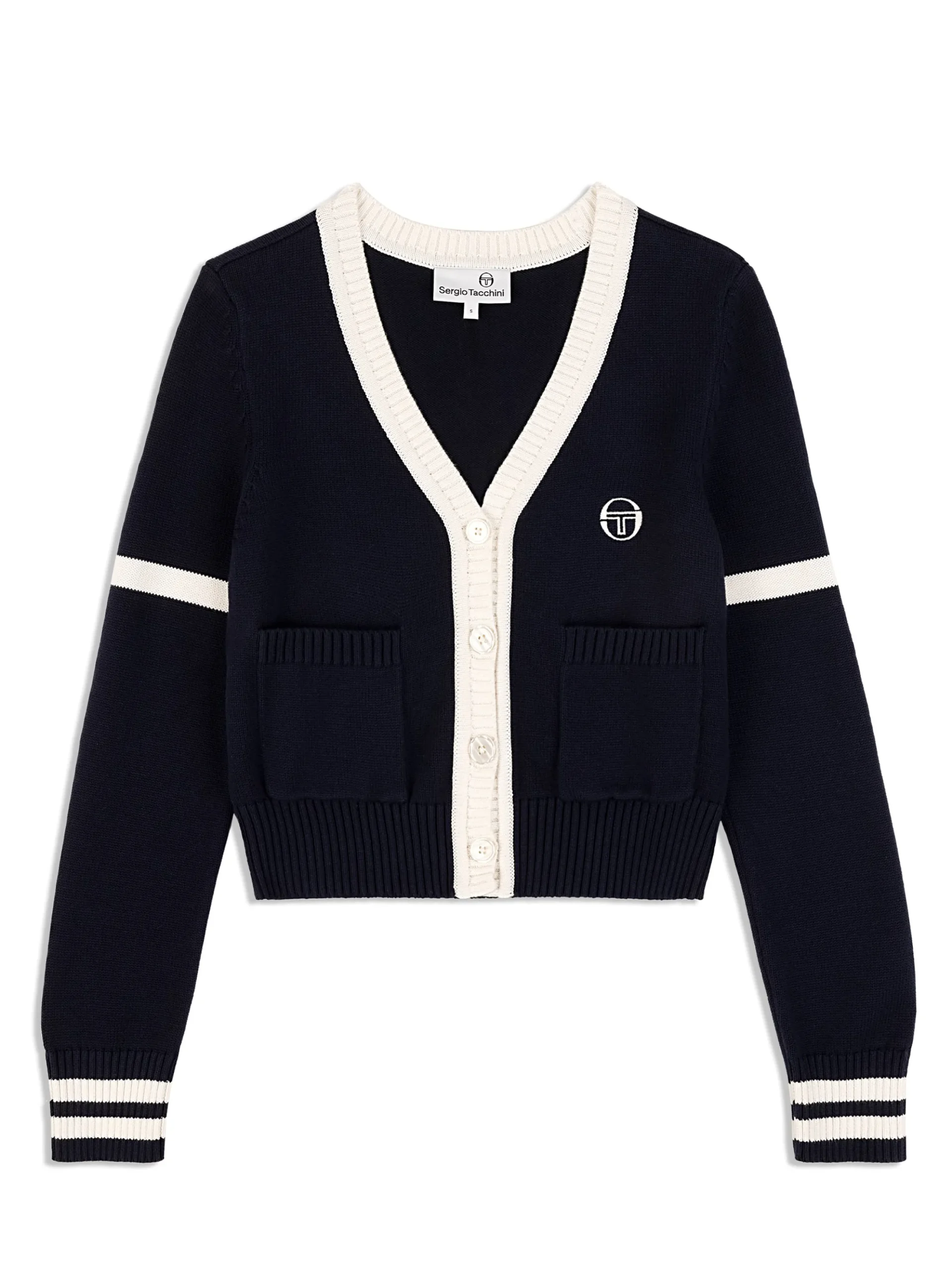 Sergio Tacchini Lucia Knit Cardigan- MARITIME BLUE Fashion