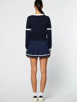 Sergio Tacchini Lucia Knit Cardigan- MARITIME BLUE Fashion