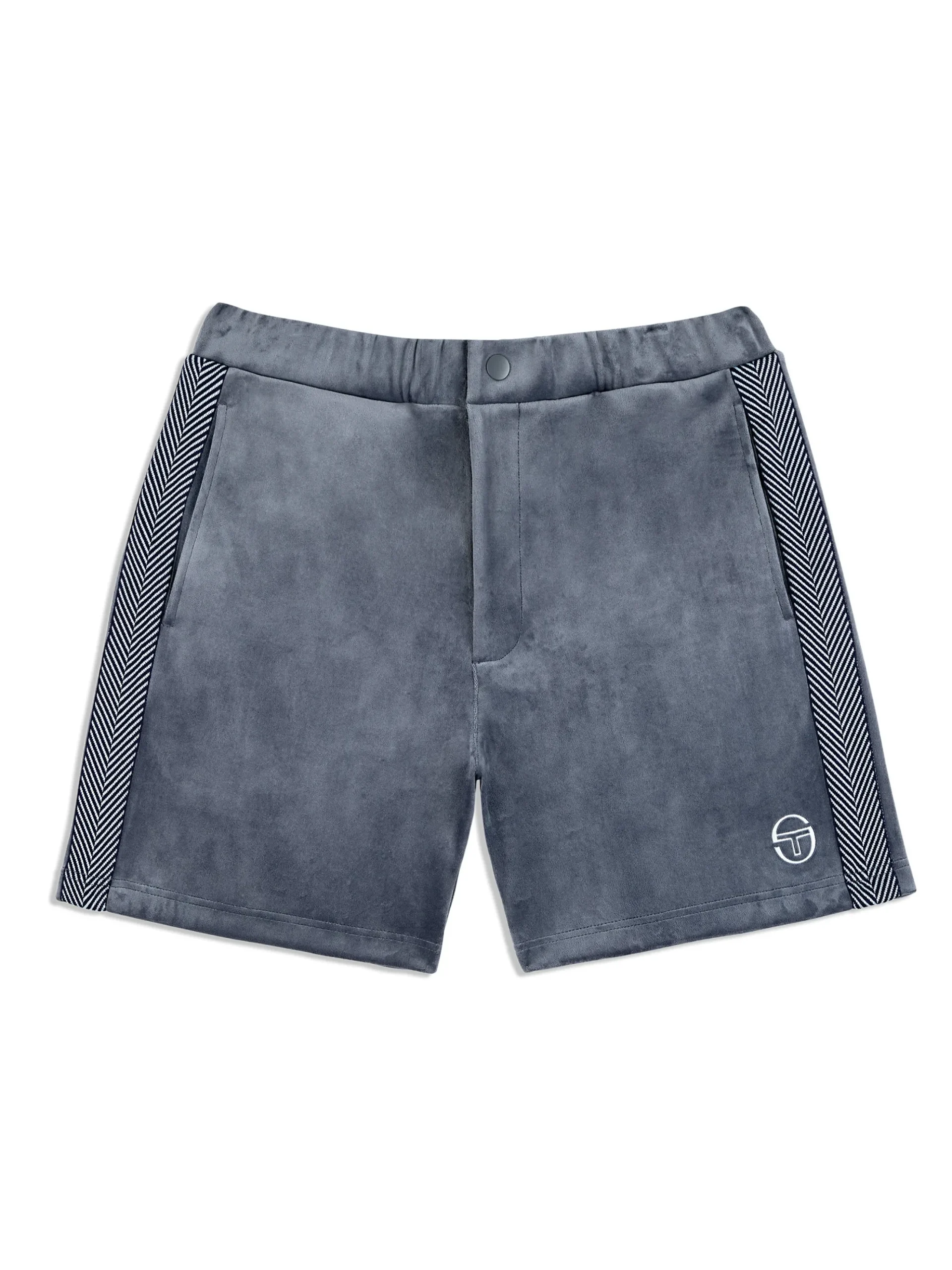 Sergio Tacchini Maglia Velour Short- GRISAILLE Fashion