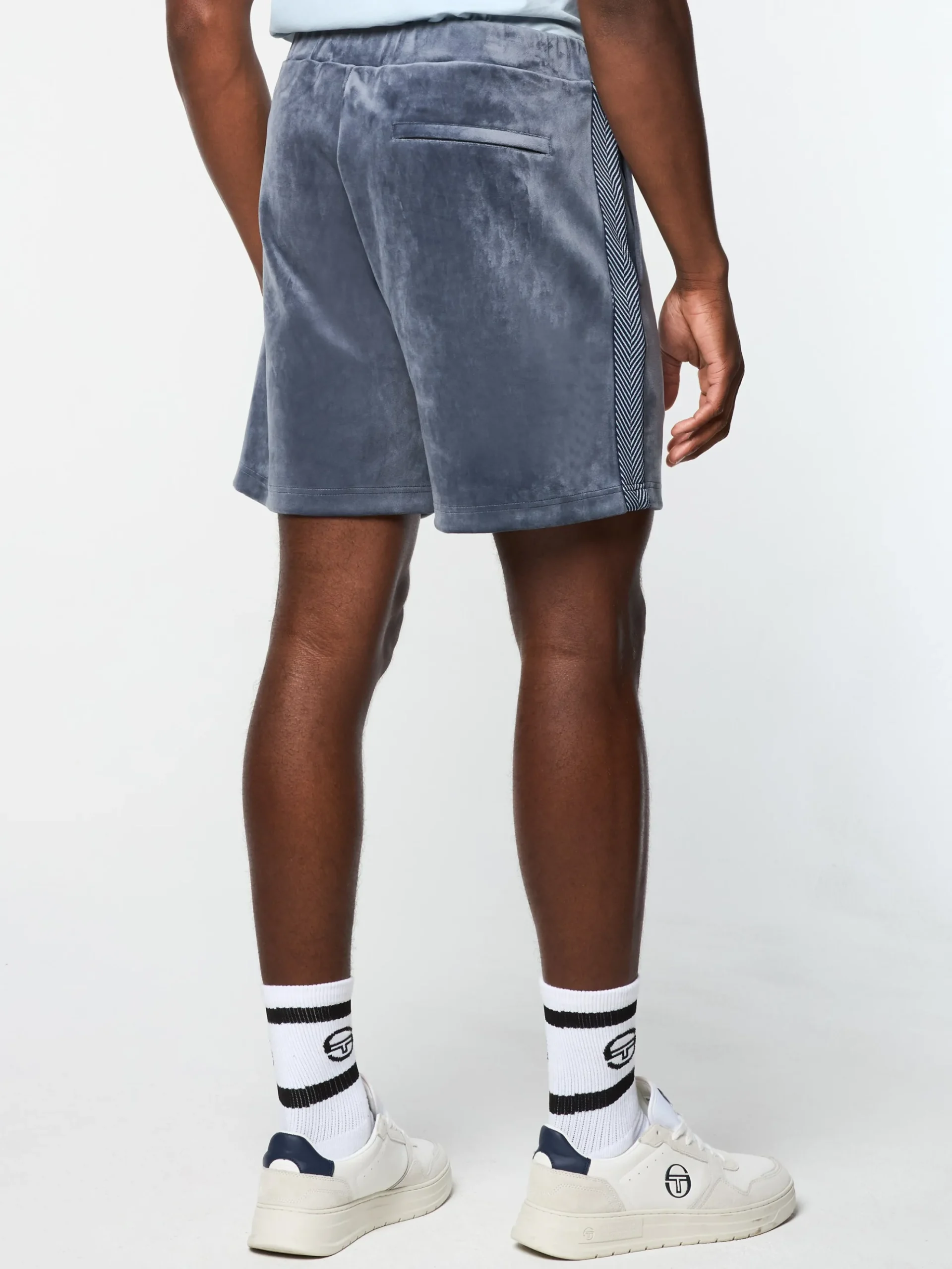 Sergio Tacchini Maglia Velour Short- GRISAILLE Fashion