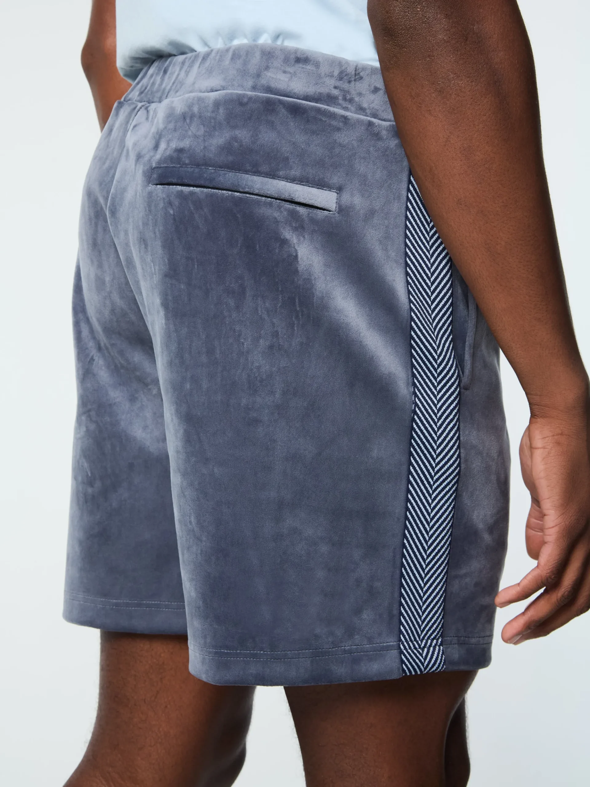 Sergio Tacchini Maglia Velour Short- GRISAILLE Fashion