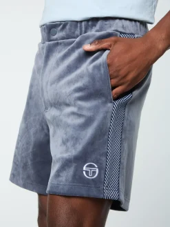 Sergio Tacchini Maglia Velour Short- GRISAILLE Fashion