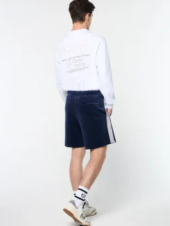 Sergio Tacchini Maglia Velour Short- MARITIME BLUE Sale