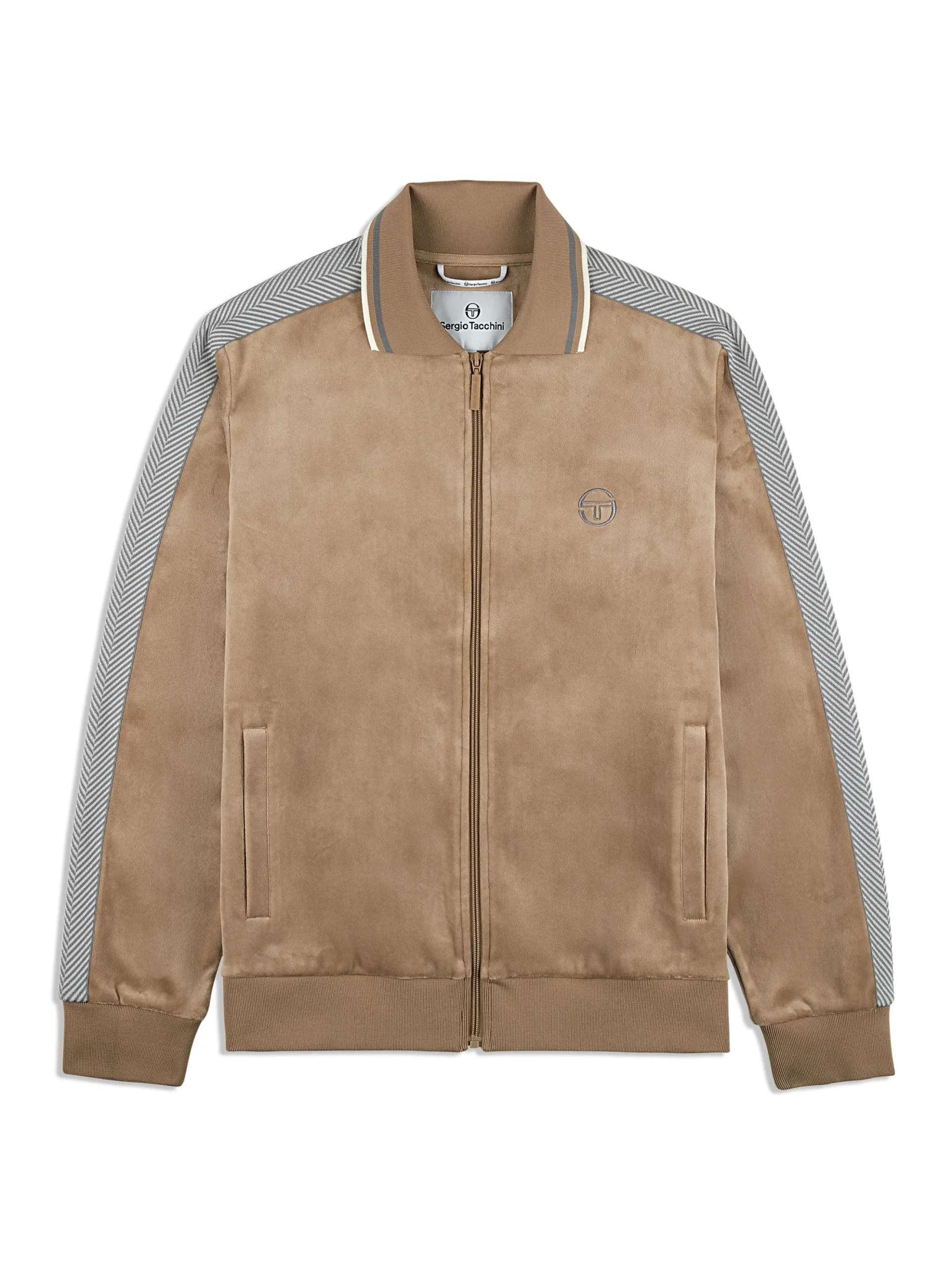 Sergio Tacchini Maglia Velour Track Jacket- HUMUS Best