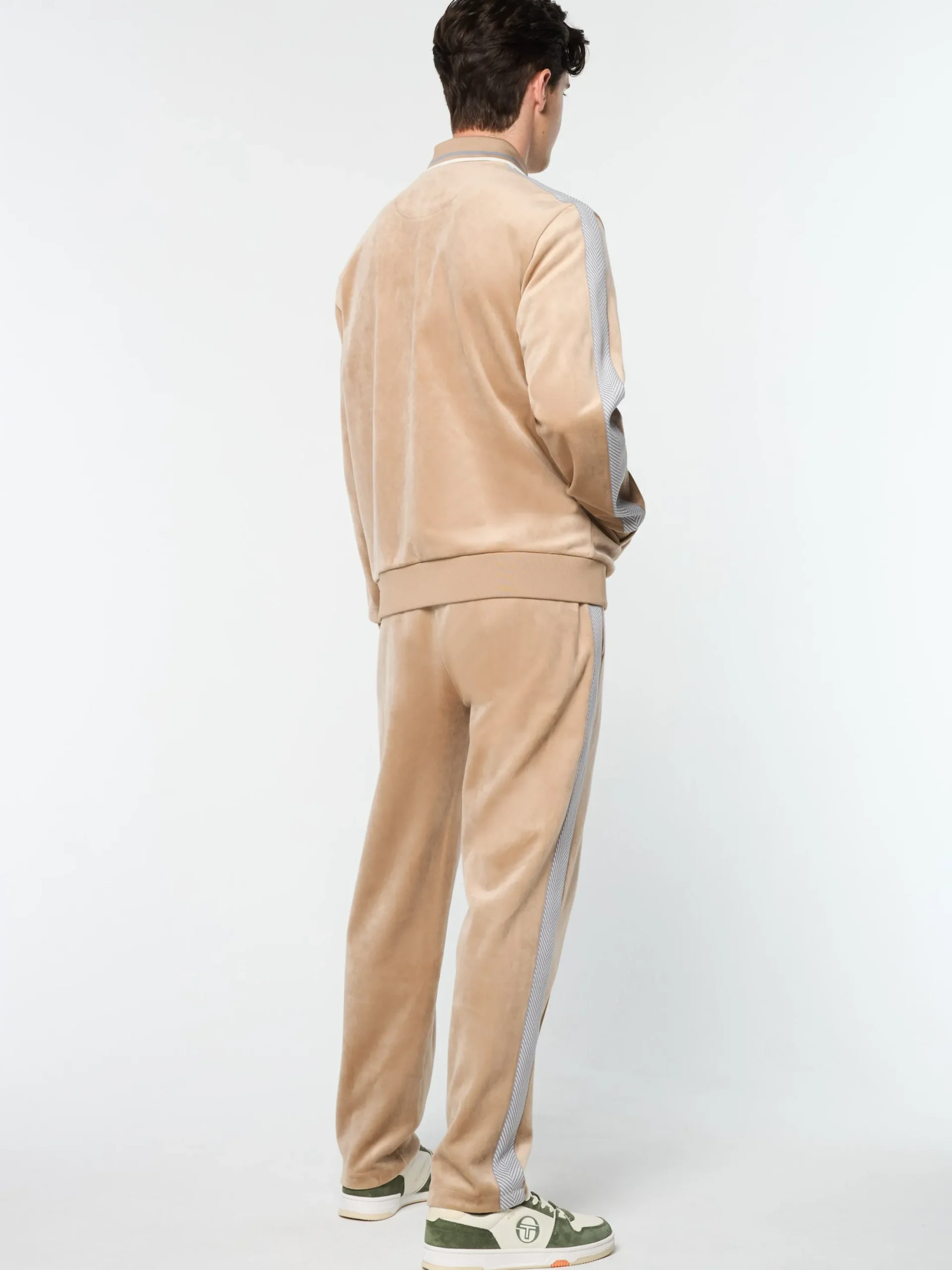 Sergio Tacchini Maglia Velour Track Jacket- HUMUS Best