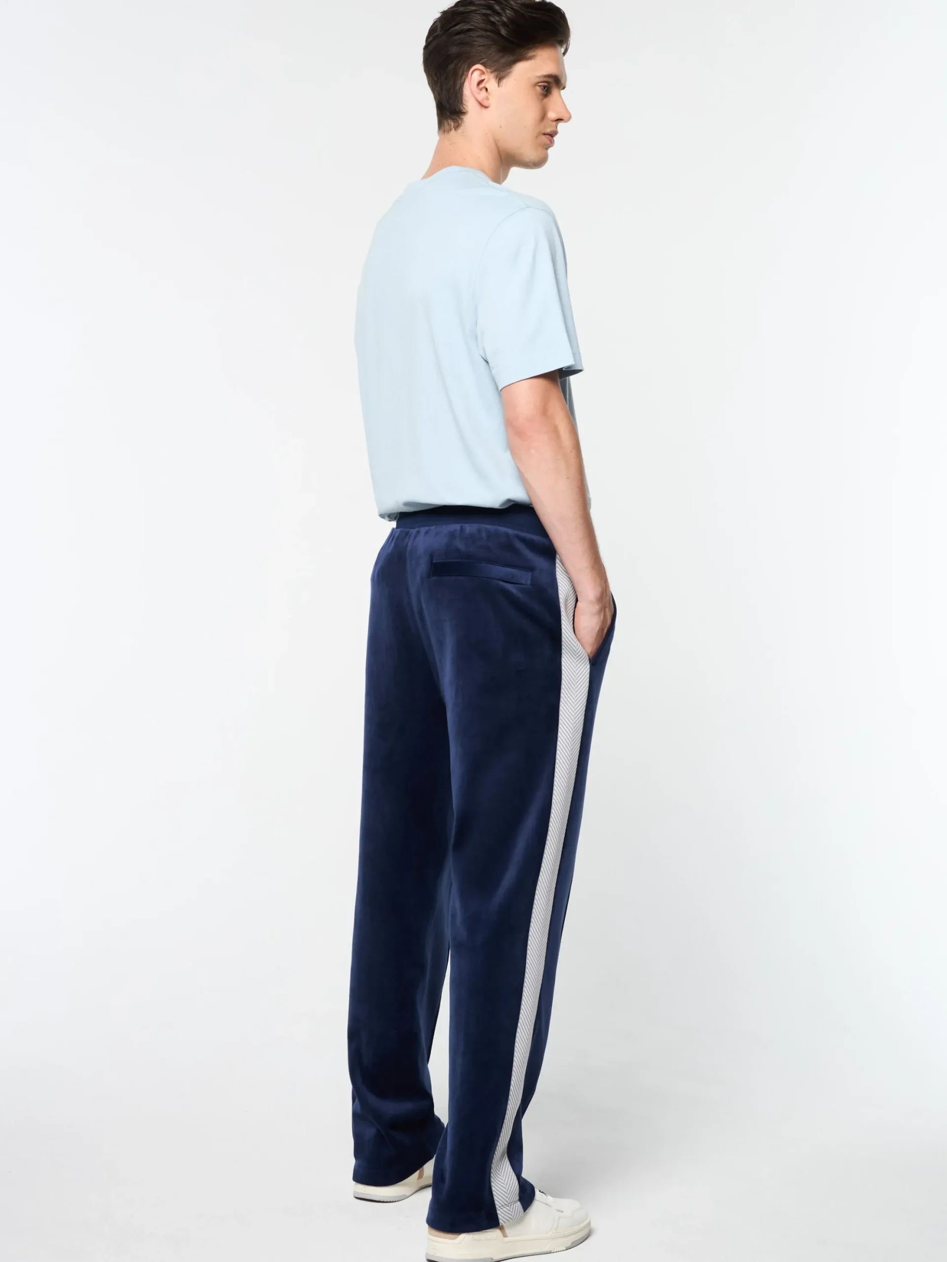 Sergio Tacchini Maglia Velour Track Pant- MARITIME BLUE Outlet