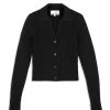Sergio Tacchini Magreta Rib Cardigan- BLACK BEAUTY Hot