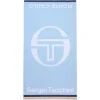 Sergio Tacchini MC Staff Full-Size Towel- LIGHT BLUE Online
