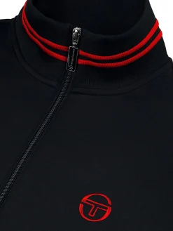 Sergio Tacchini Melfi Diver Track Jacket- BLACK BEAUTY Outlet