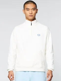 Sergio Tacchini Mezza Half Zip- GARDENIA Sale