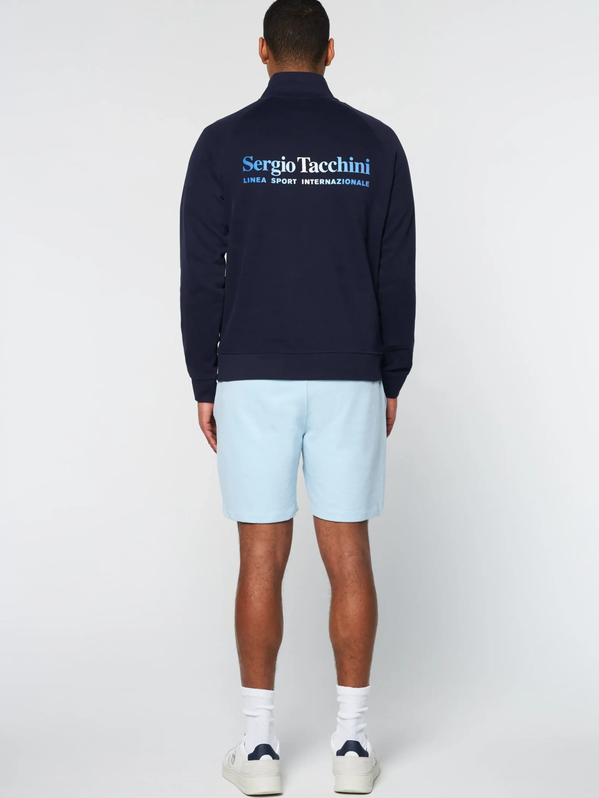 Sergio Tacchini Mezza Half Zip- MARITIME BLUE Hot