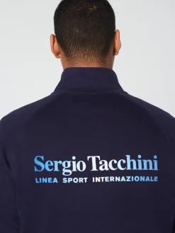 Sergio Tacchini Mezza Half Zip- MARITIME BLUE Hot