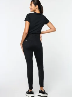 Sergio Tacchini Mirano Fitted Crop Top- BLACK BEAUTY Outlet