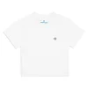 Sergio Tacchini Mirano Fitted Crop Top- BRILLIANT WHITE Outlet