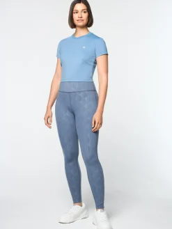 Sergio Tacchini Mirano Fitted Crop Top- CORONET BLUE Sale