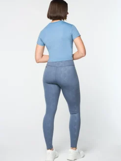 Sergio Tacchini Mirano Fitted Crop Top- CORONET BLUE Sale