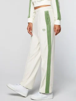 Sergio Tacchini Miss Carlotta Velour Track Pant- GARDENIA Discount