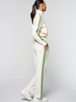 Sergio Tacchini Miss Carlotta Velour Track Pant- GARDENIA Discount