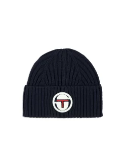 Sergio Tacchini Monk Knit Beanie- MARITIME BLUE Fashion