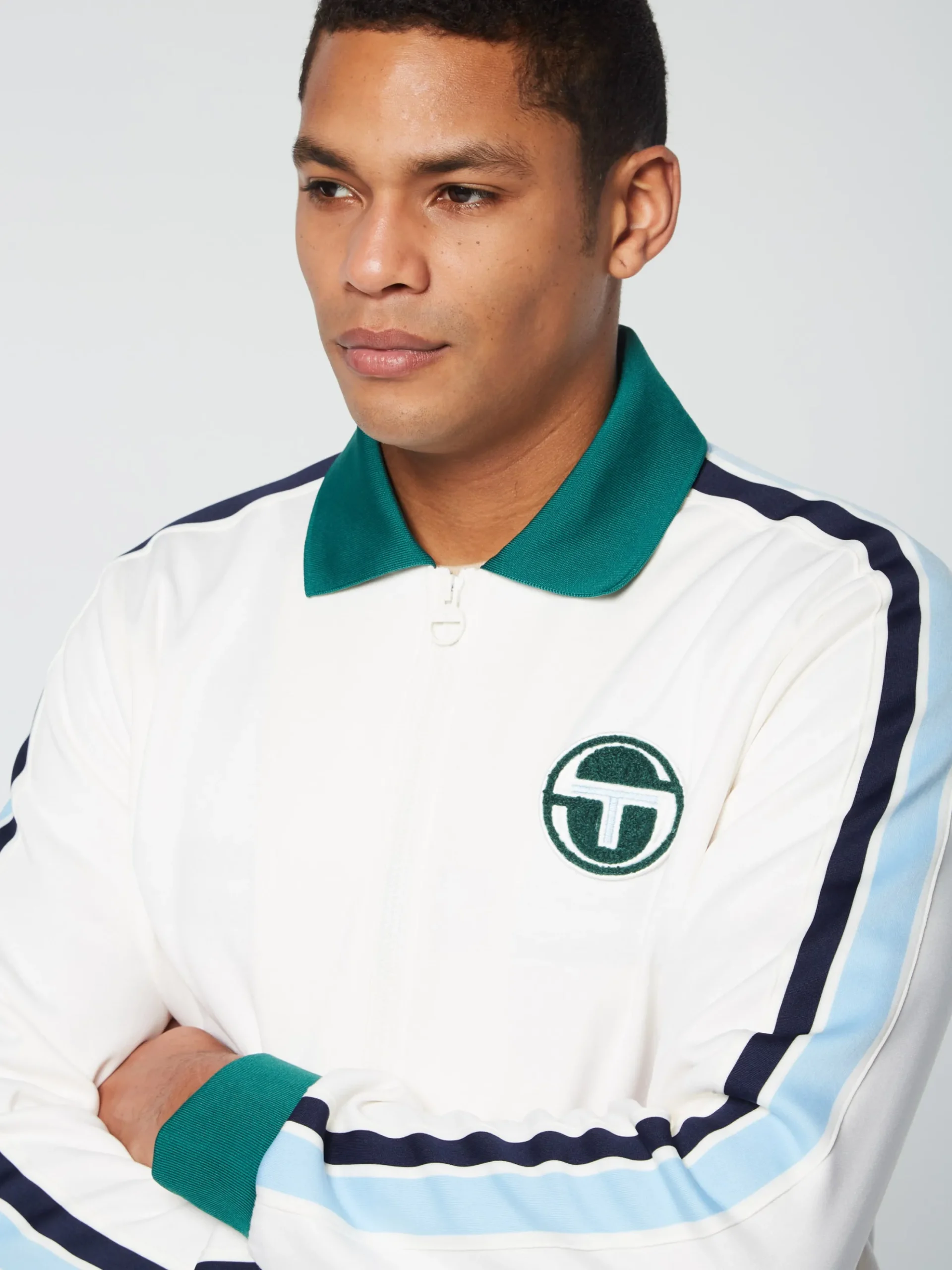 Sergio Tacchini Monte Track Jacket Archivio- GARDENIA Discount
